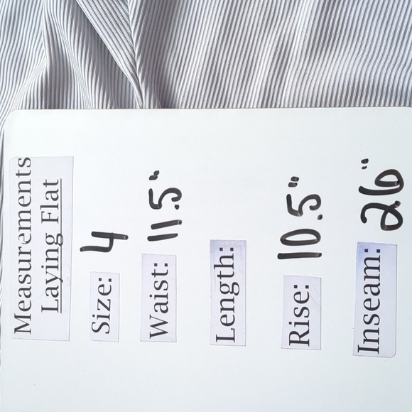 Boohoo Tie Waist Ribbed Jersey Lounge Leggings in Ice Purple Gray size 4 - Picture 7 of 7